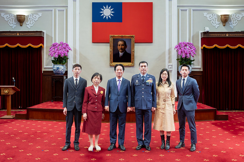 總統主持「中華民國115年3月份將官晉任授階典禮」