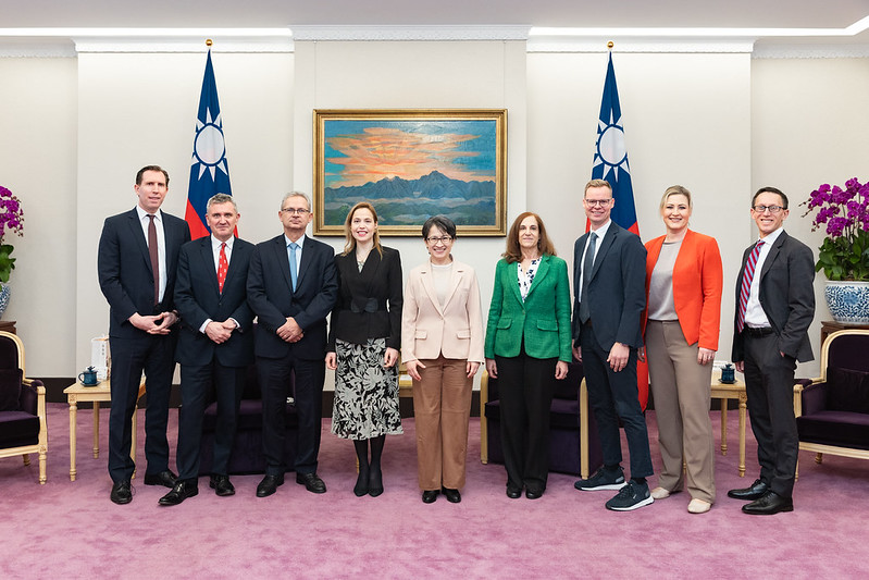 副總統接見「德國馬歇爾基金會」跨大西洋訪問團