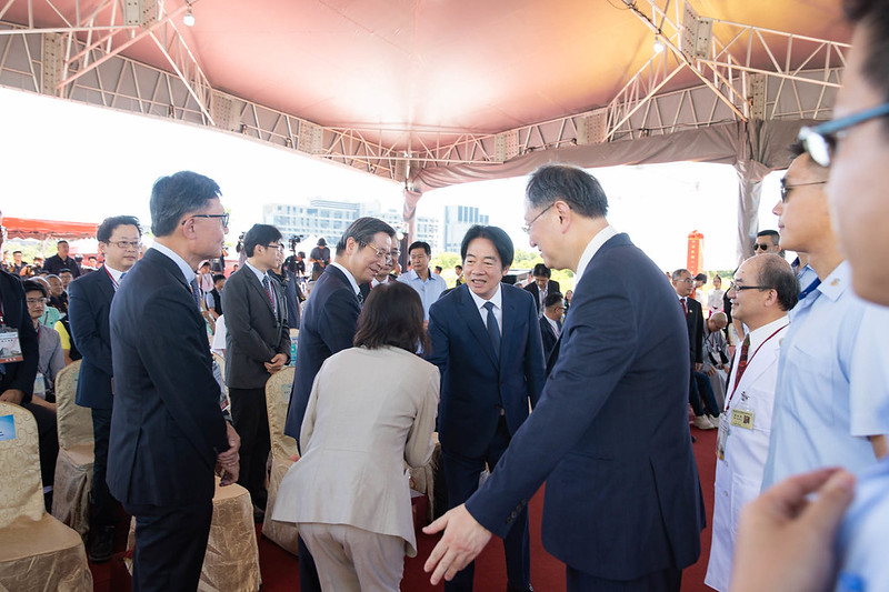 總統出席「臺大醫院金山分院長照暨醫療綜合大樓新建工程動土典禮」