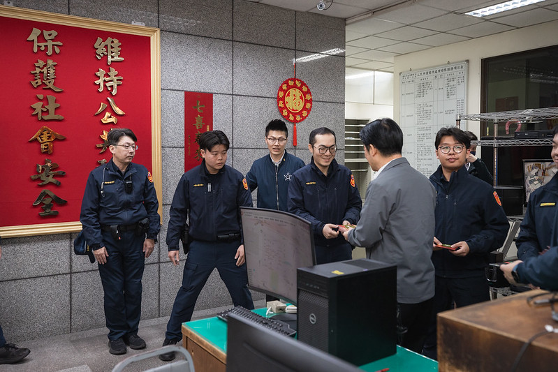 總統春節慰勉：臺北市中正一分局及臺北市中正二分局