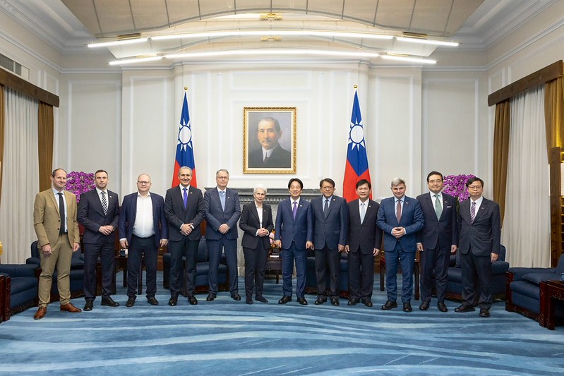 總統接見「歐洲議會安全暨防衛委員會官方代表團」