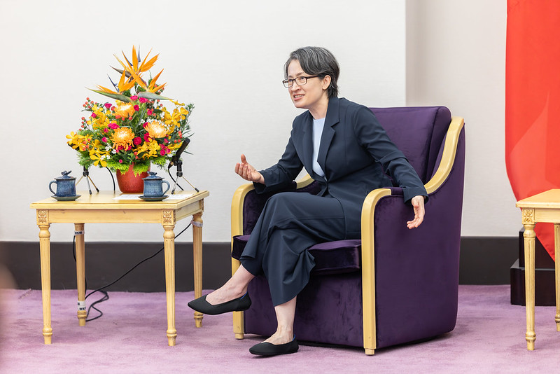 副總統接見柏克萊加大東亞所「美台歐下世代工作群」計畫訪問團