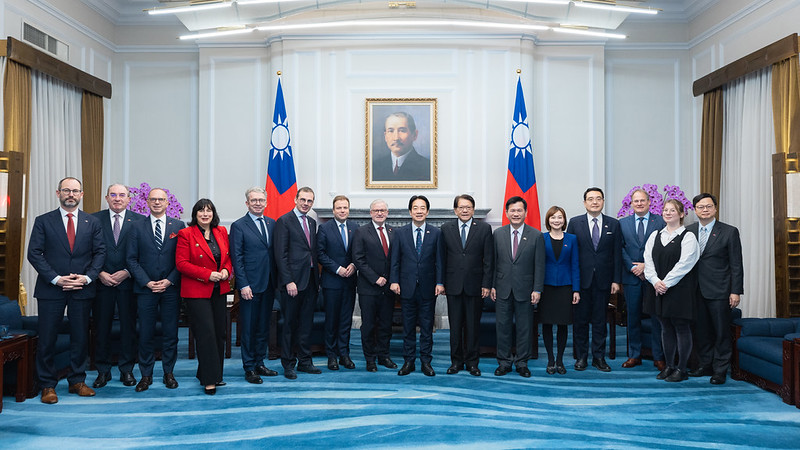 總統接見「歐洲議會議員團」