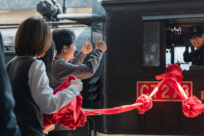 總統出席「花東鐵路通車百周年慶祝典禮」