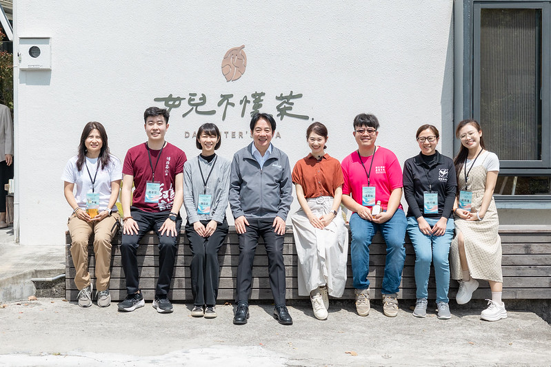 總統參訪臺東地方創生「女兒不懂茶」
