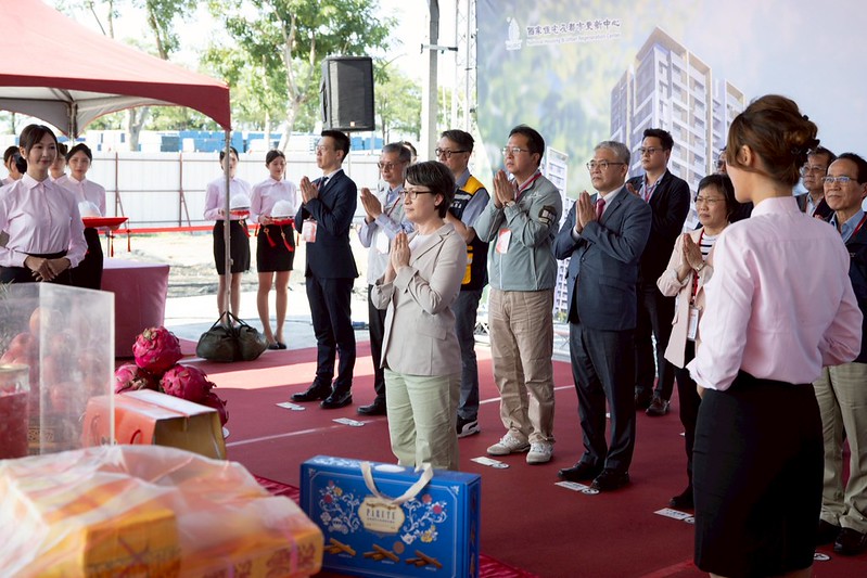 副總統出席「橋新‧安居B」社會住宅動土典禮