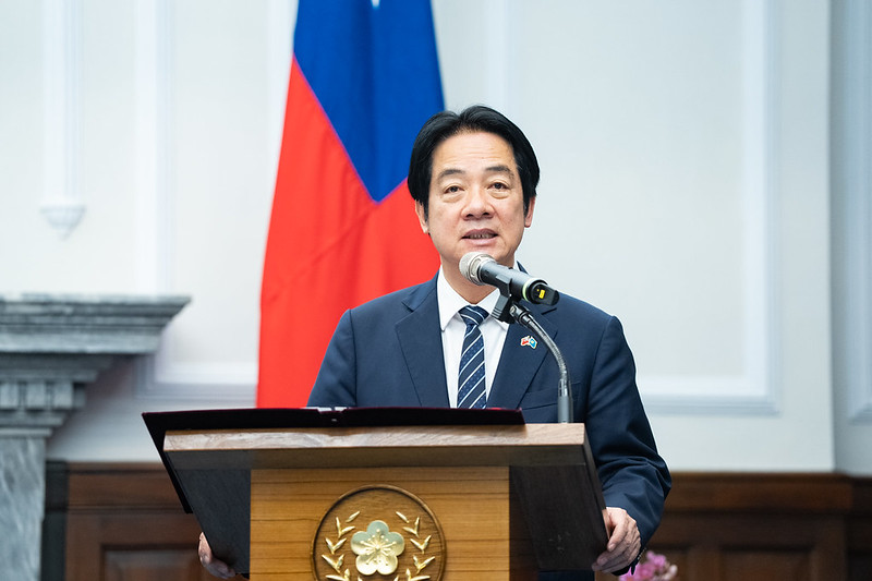 總統接受「帛琉共和國新任駐臺特命全權大使吳傑法呈遞到任國書」