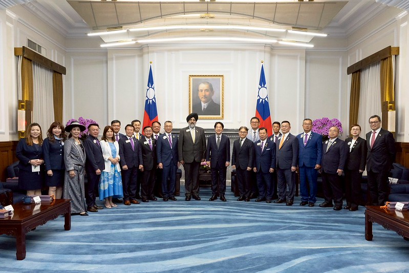 總統接見「國際獅子會國際總會長辛格」