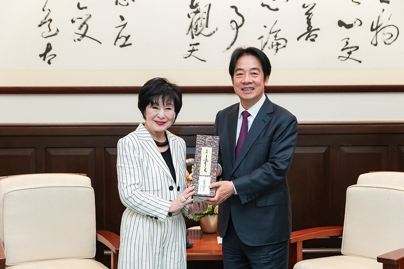 總統接見「日本參議院前議長山東昭子乙行」