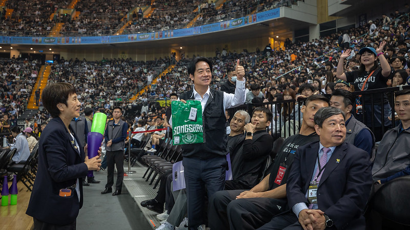 總統出席「114學年度高級中等學校籃球甲級聯賽（HBL）總決賽」