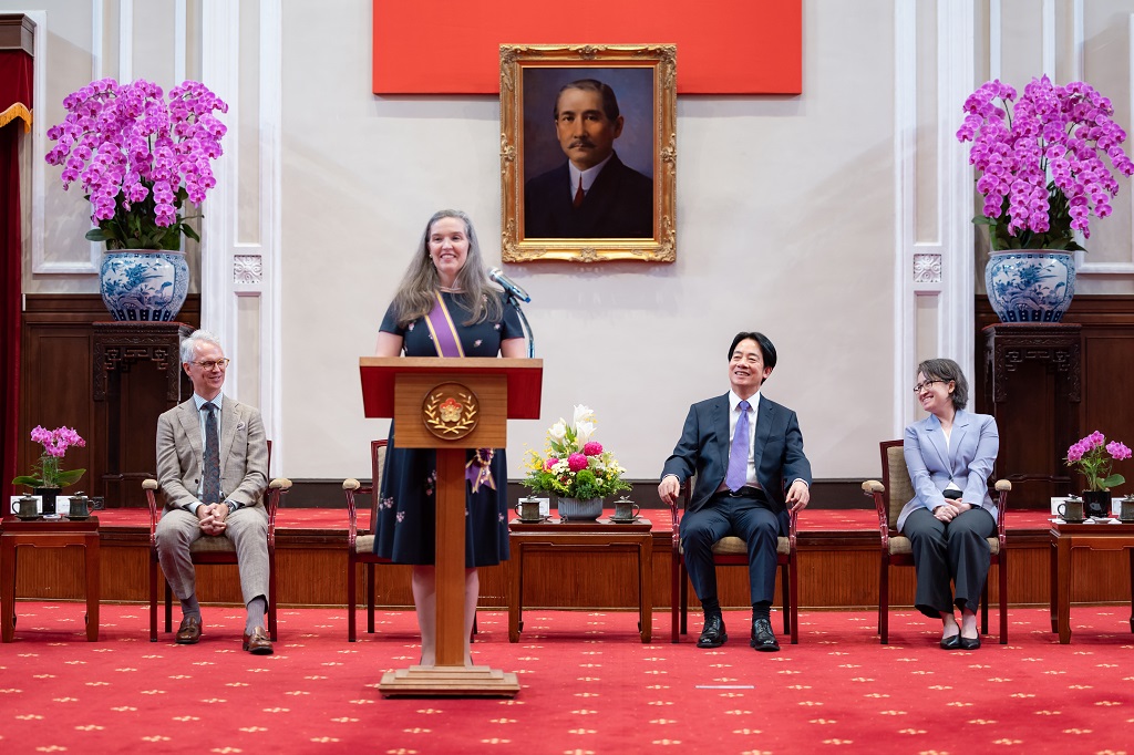 受勳人致謝詞。