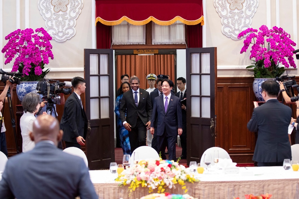 總統府國宴場地通常在大禮堂舉行。